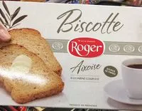 Mängden socker i Biscotte Roger à la farine de blé complet