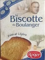 Mängden socker i Biscotte Du Boulanger, 180 Grammes, Marque Roger