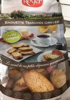 Mängden socker i Baguette tranchée grillée