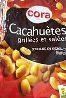 Mängden socker i Cacahuète grillées et salées
