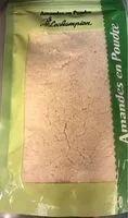 Mängden socker i Amandes en poudre