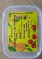 Mängden socker i Lamelles d'écorces d'oranges LECHAMPION