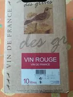 Mängden socker i Vin rouge 10litres Serre des grives