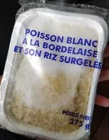 Mängden socker i Poisson Blanc à la Bordelaise et son Riz Surgelés
