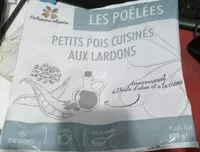 Mängden socker i petit pois cuisines aux lardon