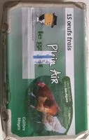 Mängden socker i 15 œufs Le Gavot de poules élevées en plein air