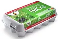 Mängden socker i 15 œufs bio Le Gavot de poules élevées en plein air issus de l'agriculture biologique