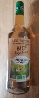 Mängden socker i Les sirops au sucre de canne Menthe