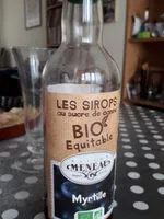 Mängden socker i sirop BIO equitable meneau myrtille