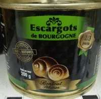 Mängden socker i Escargots de Bourgogne
