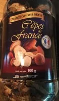 Mängden socker i Cèpes de France