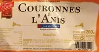 Mängden socker i Couronnes à l’anis