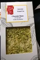 Mängden socker i Chocolat blanc éclats de pistache