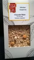 Mängden socker i Chocolat blanc noisettes craquantes