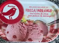Mängden socker i Helado fresa con trocitos de fresa