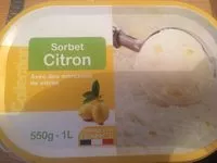 Mängden socker i Sorbet Citron