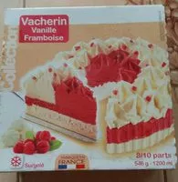 Mängden socker i Vacherin vanillé framboise
