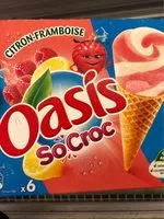 Mängden socker i Oasis So Croc Citron Framboise