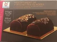 Mängden socker i Buchettes glacées caramel et noisette