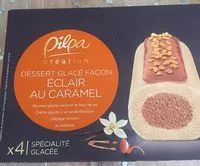 Mängden socker i Eclair au caramel