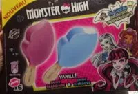 Mängden socker i Glaces Monster High vanille saveur framboise/saveur ... 6 bâtonnets 360