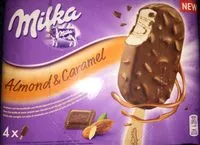 Mängden socker i Milka Bâtonnets Amandes & Caramel
