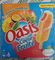 Mängden socker i Coeur fruité Tropical Framboise Oasis