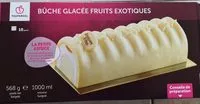 Mängden socker i Bûche glacée fruits exotiques
