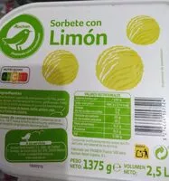 Mängden socker i Sorbete de limon