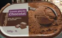 Mängden socker i Crème glacée chocolat