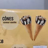 Mängden socker i Cones  saveur vanille