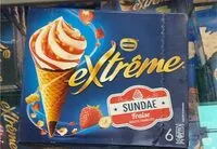 Mängden socker i eXtrème Sundae fraise