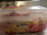 Mängden socker i Sorbet liégois fraise