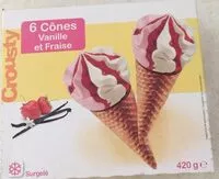 Mängden socker i Glace vanille fraise