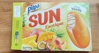 Mängden socker i Batonnets glace vanille exotique