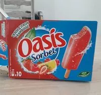 Mängden socker i Oasis sorbet fraise citron framboise