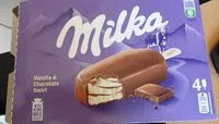 Mängden socker i Glace Milka