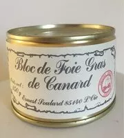 Mängden socker i Bloc de foie gras de canard