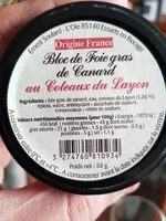 Mängden socker i Bloc de foie gras de canard au coteaux du layon