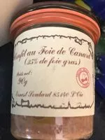 Mängden socker i Confit au foie de Canard