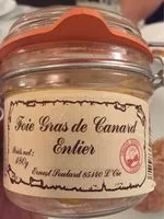 Mängden socker i Foie gras de canard entier