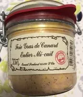 Mängden socker i Foie gras de canard entier mi-cuir