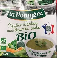 Mängden socker i Mouliné d'antan aux legumes vert