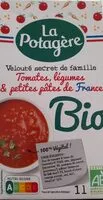 Mängden socker i Velouté Tomates, légumes & petites pâtes de France