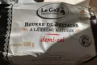 Mängden socker i Beurre de bretagne