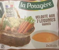 Mängden socker i Velouté aux 7 légumes variés