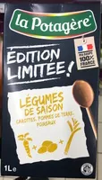 Mängden socker i Édition Limitée! Légumes de Saison
