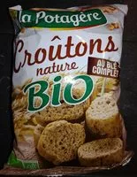 Mängden socker i Croutons nature bio au blé complet