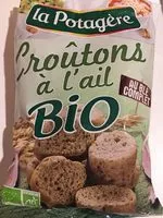 Mängden socker i Croûtons à l'ail Bio au blé complet