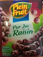 Mängden socker i Pur jus de Raisin